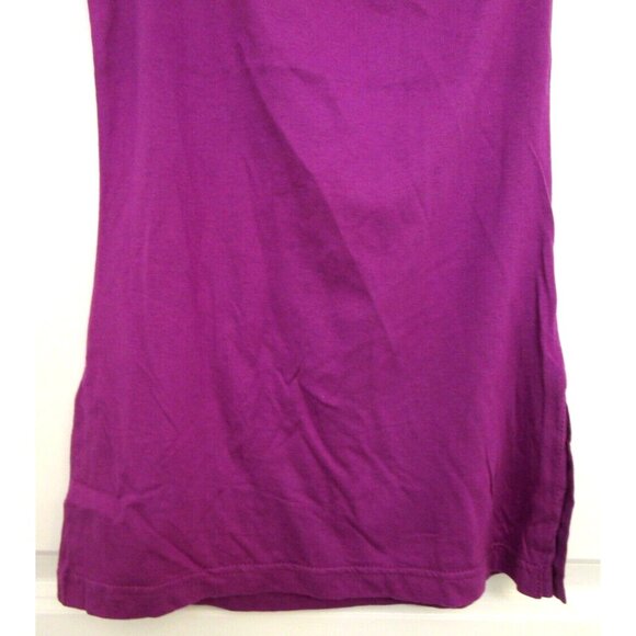 BSK Casual Connection by Bershka Women One Shoulder Top - Med. Cotton Purple NWT - Picture 12 of 16